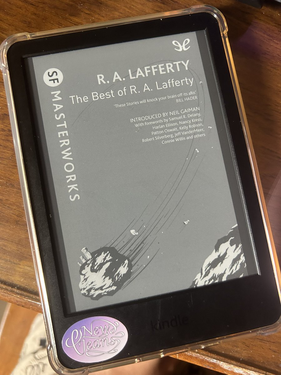 arkareads's tweet image. Currently reading: The Best of R.A. Lafferty