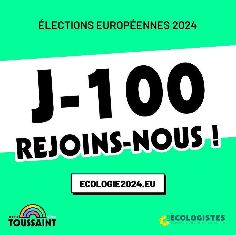 EELVBrest's tweet image. Le 9 juin prochain se tiendront les élections européennes. 

Face à l’urgence climatique, la montée de l’extrême-droite, l’explosion des inégalités : nous devons agir à l’échelle européenne.

Rejoignez-nous ! 💚 Signez l’appel sur ecologie2024.eu/rejoindre-le-m…

#européennes2024
