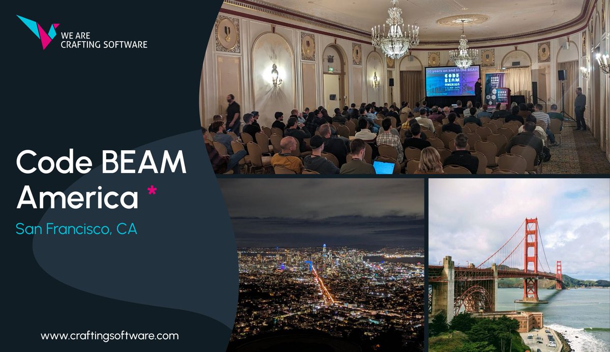 Our CEO, Gabriel, was at Code Beam America in San Francisco last week, soaking in the tech vibes, making connections, and loving the city's energy! 🌐🌉

#codebeam #america #techvibes #craftingconnections #networking #techcommunity #codesync