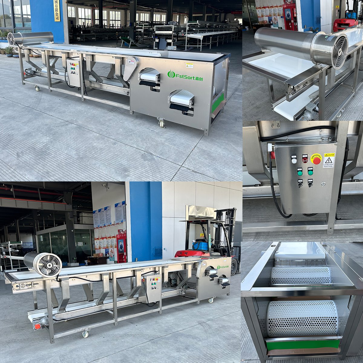 FruitprocessI's tweet photo. Customized blueberry grading machine for Serbian customer is ready for delivery! 🤩👌🏻
Gently sort blueberries, increasing efficiency, quality and reducing labor💪💪💪
Get price service@fruitprocess.com
Learn more: https://t.co/A4NW2e5IFX

#fstsort #blueberrysorter https://t.co/wqVpG4qBaT