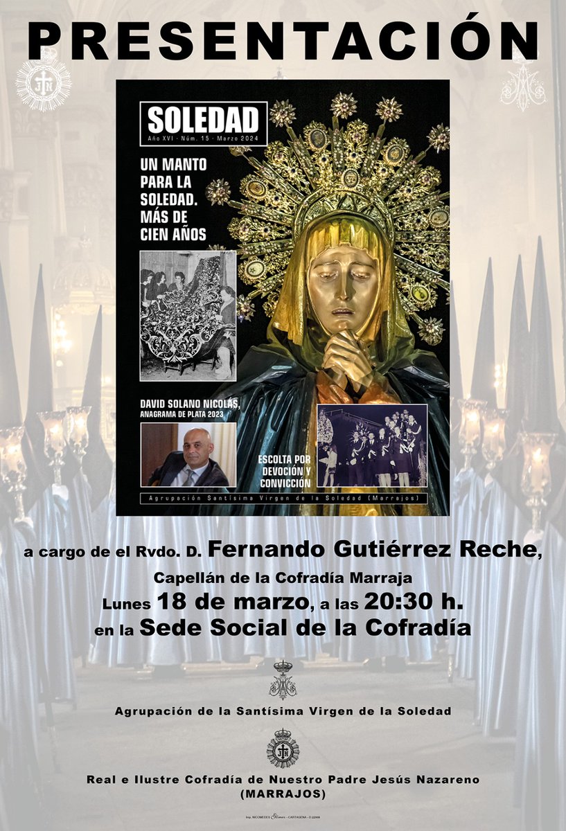 Presentación Revista Soledad, nos gustaría contar con tu presencia.