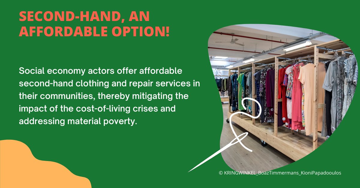 #Socialeconomy actors drive #circulareconomy, empower marginalised communities and reduce material poverty. 🚫 No other actor in the textiles value chain matches their positive impact! 📣 Policymakers, build on their success in the #WFD revision! 📨t.ly/1jiCX