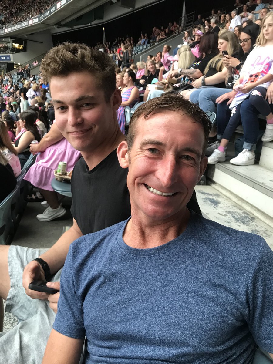 Father n Son time rockin it at Pink