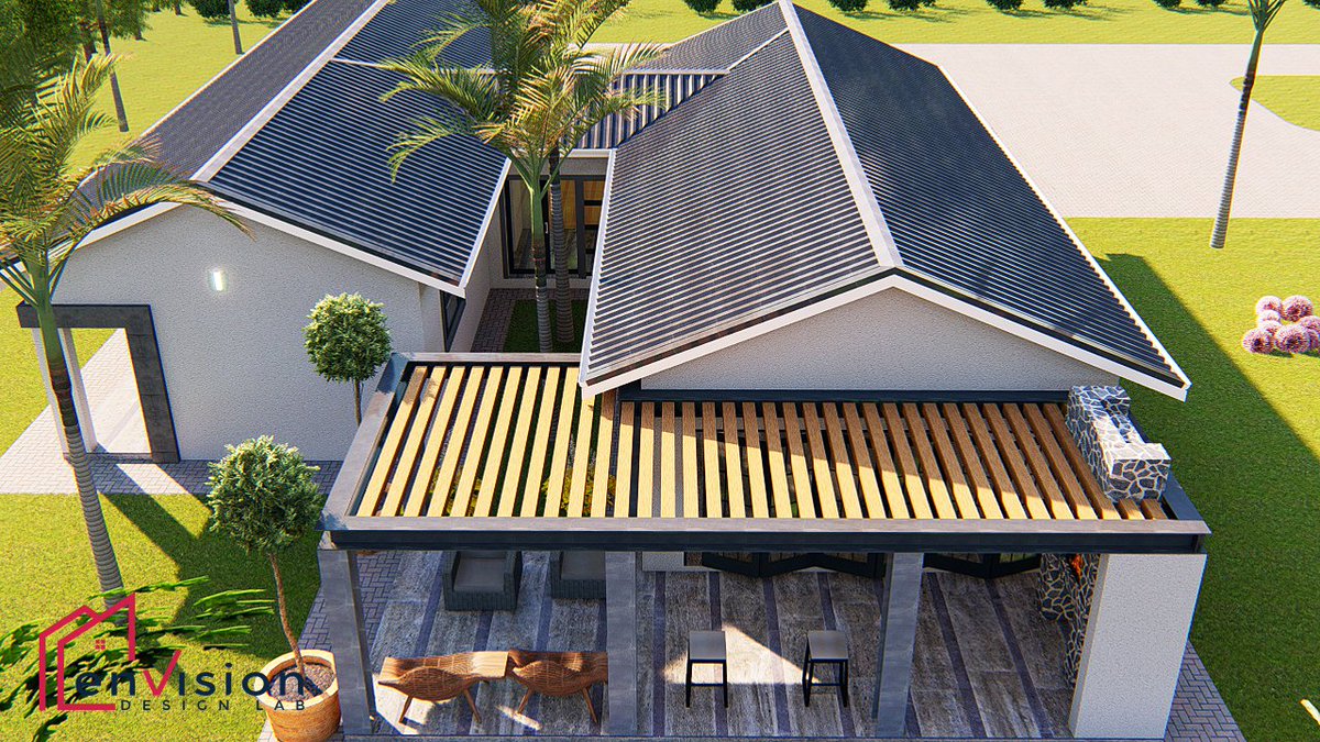 EDL|Architecture 
..we design and build...
We are excited to share these images of this H plan home we have just completed designing here at EDL. This 4 bedroomed house has been planned to successfully use natural ventilation We are looking forward to start Construction this year