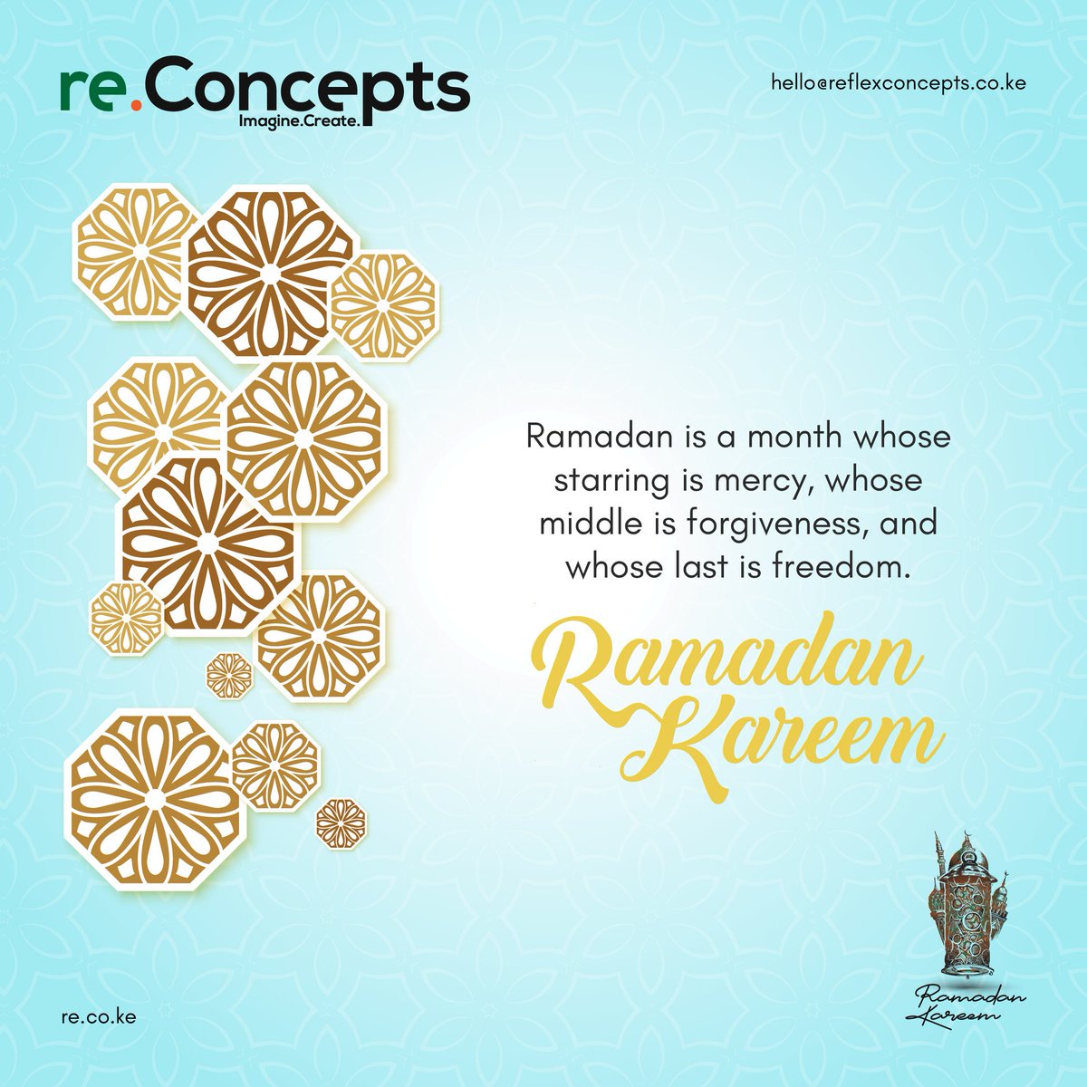 ReConcepts_KE's tweet photo. This Ramadan, delve deeper. Savor the quiet, contemplate the immensity of the universe, &amp; feel the connection to something far greater than ourselves.
Let the silence between prayers be a space for self-discovery, where we refine our intentions.

#HappyRamadan! https://t.co/m3sWk34GUc