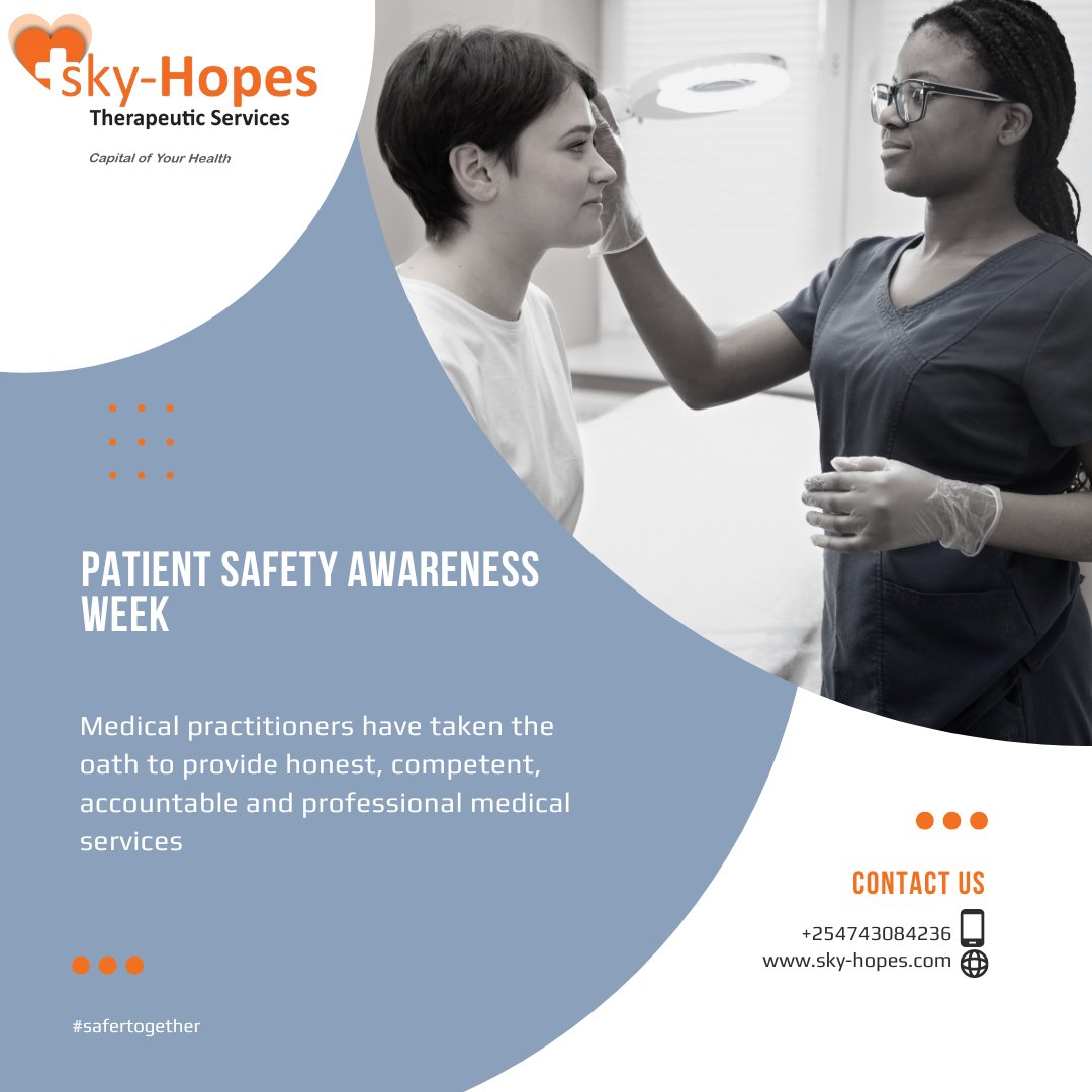 Patient Safety Awareness Week 2024 sky-hopes.com #safertogether #PatientSafetyAwarenessWeek #skyhopestherapeuticservices