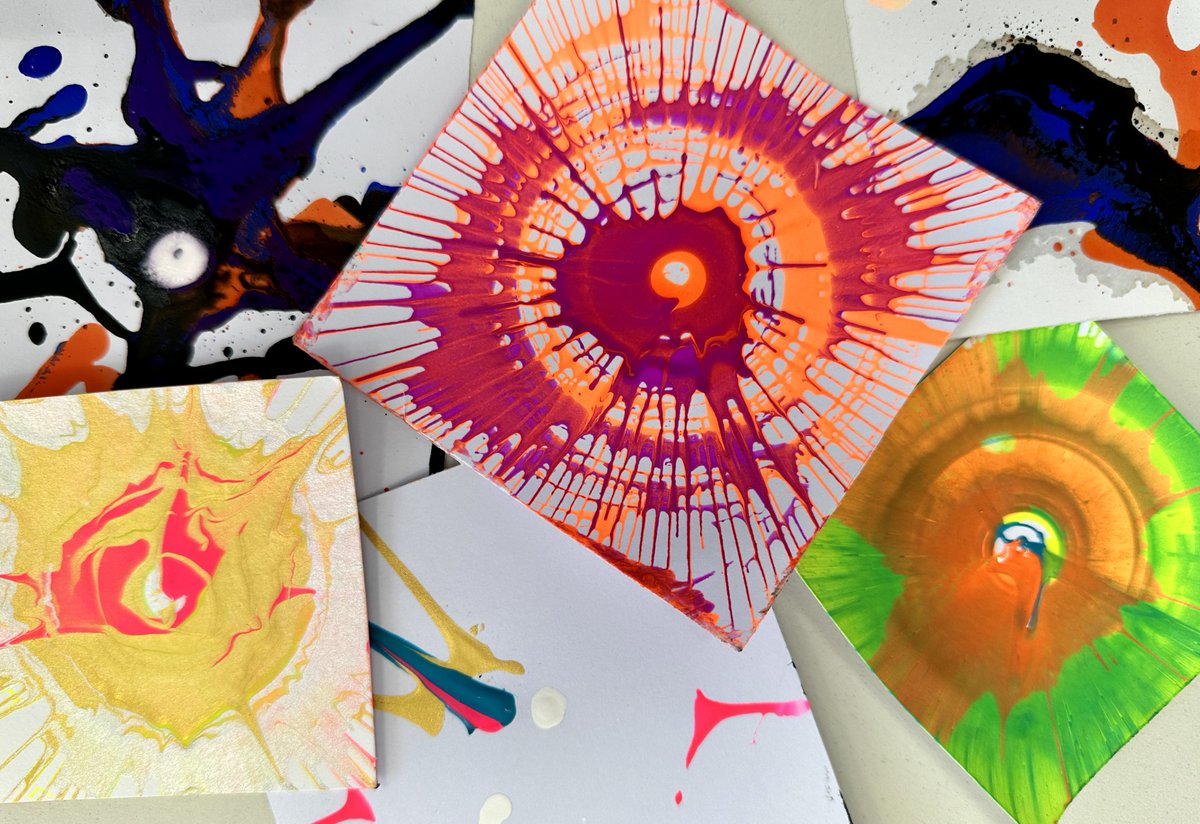 Art or Science?? Centrifugal force and paint incorporate both! Celebrating science in all our ASDAN lessons this week in honour of #britishscienceweek. Science is everywhere! <a href="/ASDANeducation/">ASDAN</a> T.I. Making Pictures can also showcase science. <a href="/DubaiBritishEH/">Dubai British School</a> <a href="/DBS_STEAM/">DBS_STEAM</a>