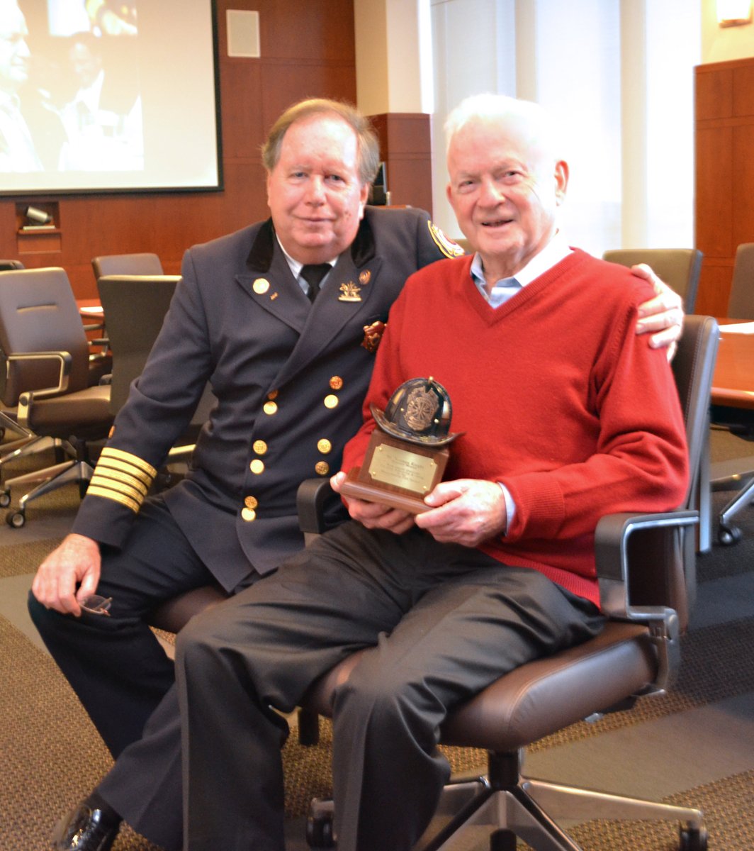 Thank you and farewell to Norman Knight, a founding director of the Massachusetts Fallen Firefighters Memorial, president and chairman emeritus of the @100clubmass, and a hero to heroes. We will always remember your kindness, compassion, and generosity of spirit.