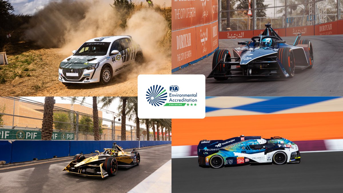 StellantisFR's tweet image. ⭐ #StellantisMotorsport reçoit l'accréditation environnementale trois étoiles de la @FIAFormulaE, confirmant l'engagement de #Stellantis Motorsport pour une gestion environnementale claire et cohérente. Pour en savoir plus : media.stellantis.com/fr-fr/motorspo… #StellantisDareForward