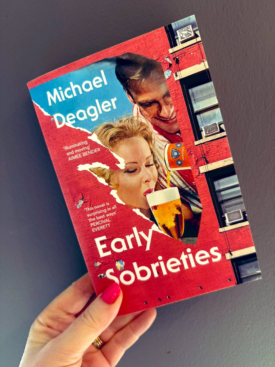 Thank you @marielouisespp @HutchHeinemann for sending me a copy of #EarlySobrieties by @MichaelDeagler which is out on 27th June.