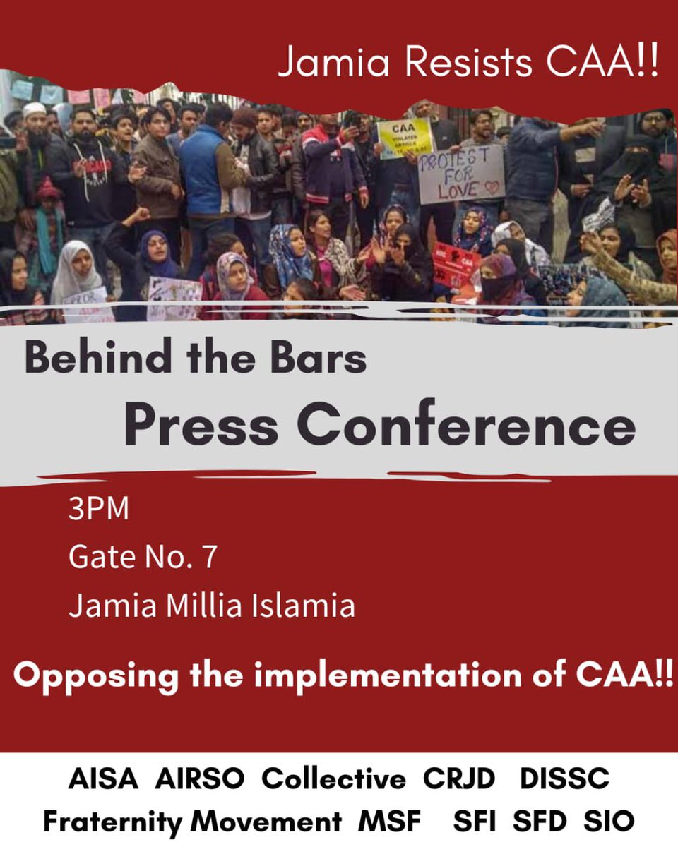 Jmistudents's tweet photo. #CAAImplemented https://t.co/4JEoXFFdIr