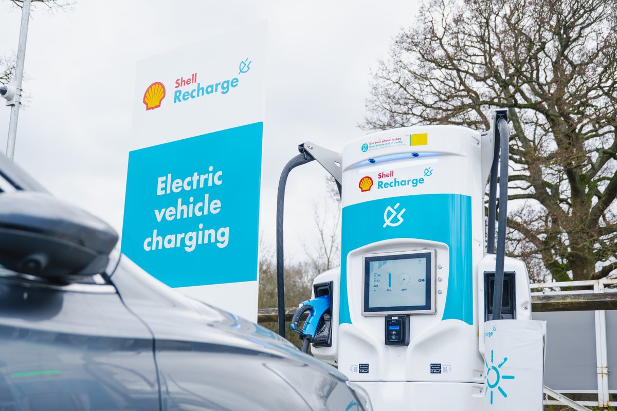 We continue to give customers a reliable network of conveniently located charging points. Our expansion at UK service stations include Shell Mill Hill, Shell Saltaire and Shell Darby’s Corner. Grab a coffee or use the car wash while you're there. See more: spr.ly/6015kDvZ7
