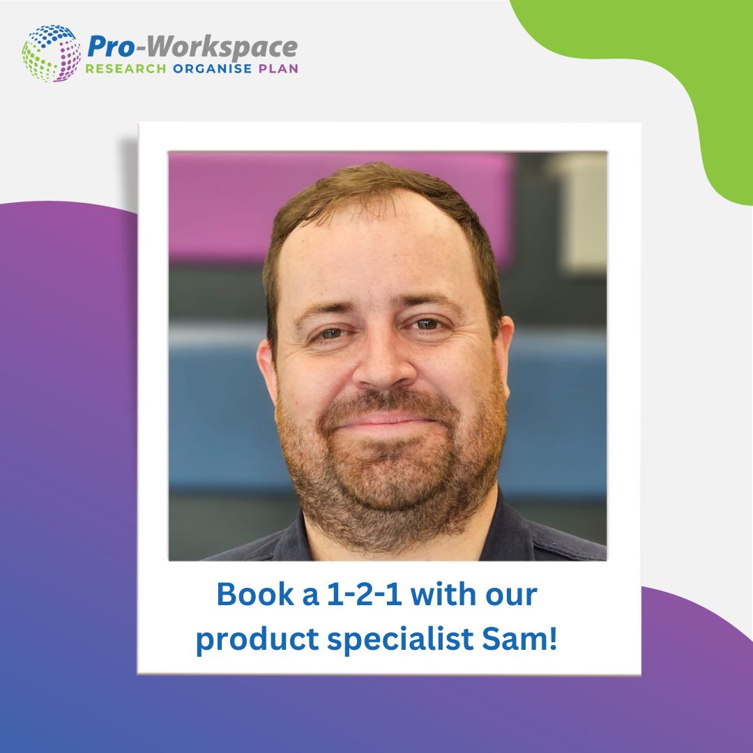 Would you like a personalised approach around how Pro-Workspace could benefit you in the workplace? Our product specialist Sam is on hand to discuss the application and benefits of Pro-Workspace on a 1-2-1 basis, book here: zurl.co/WlLz  

#AccessToWorkScheme