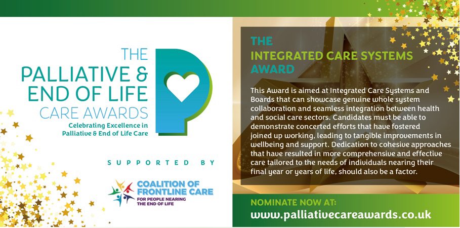 RT Calling all 𝐈𝐧𝐭𝐞𝐠𝐫𝐚𝐭𝐞𝐝 𝐂𝐚𝐫𝐞 𝐒𝐲𝐬𝐭𝐞𝐦𝐬 & 𝐁𝐨𝐚𝐫𝐝𝐬‼️ New category ‼️ THE INTEGRATED CARE SYSTEMS Award, recognising genuine whole system collaboration & seamless integration between health and social care sectors Nominate at bit.ly/49Wtx5O…