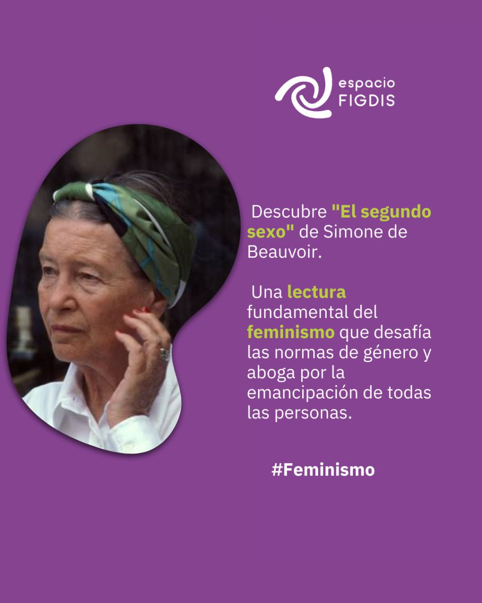 ¡Descubre "El segundo sexo" de Simone de Beauvoir! 📚🌟 Esta obra es fundamental en el feminismo, explorando la situación de las mujeres en la sociedad patriarcal. Beauvoir desafía las normas de género y aboga por la igualdad. #ElSegundoSexo #Feminismo #Inclusión