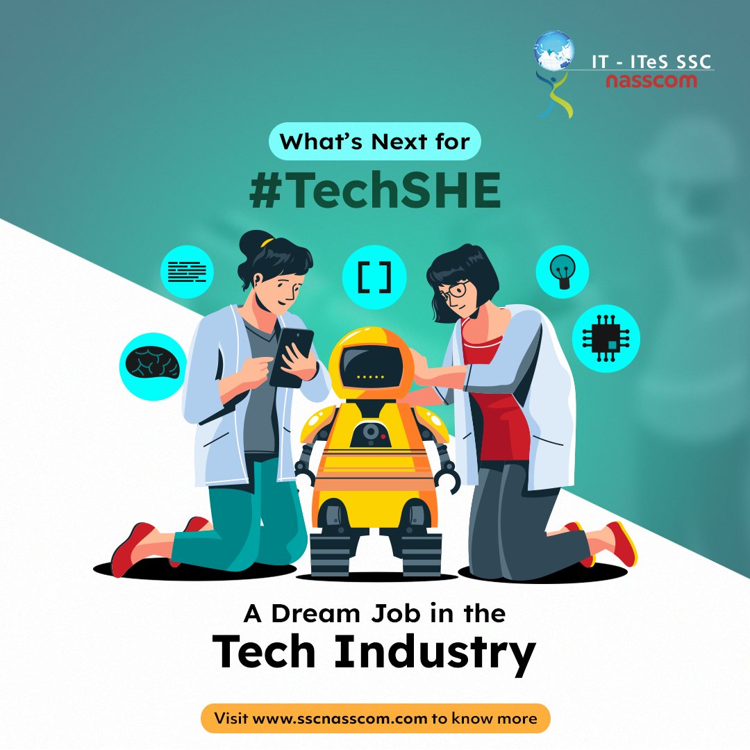 Dreaming of a fulfilling tech career? It's within your reach. Explore how you can harness your potential and thrive in the technology industry. Your journey towards empowerment and success starts here.

Visit sscnasscom.com for more.

#SSCnasscom #TechSHEs #TechCareer