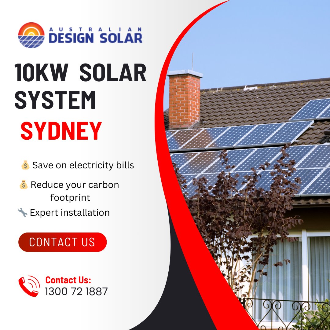 ausdesignsolar's tweet image. Looking to make a sustainable switch? Say hello to our 10kW Solar System  - the ultimate solution to slash your energy bills and reduce your  carbon footprint! 🌿💰

australiandesignsolar.com.au/10kw-solar-sys…

#SolarSydney #CleanEnergy #AustralianDesignSolar