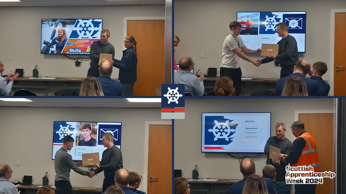 forthports's tweet photo. What an incredible few days we had for Scottish Apprenticeship Week! To round up a busy week, we had an award ceremony and lunch to celebrate those who have completed their apprenticeships and gained full-time positions.
#ScotAppWeek2024 #SkillsGeneration #Apprenticeships https://t.co/Wwd6ot0i3N