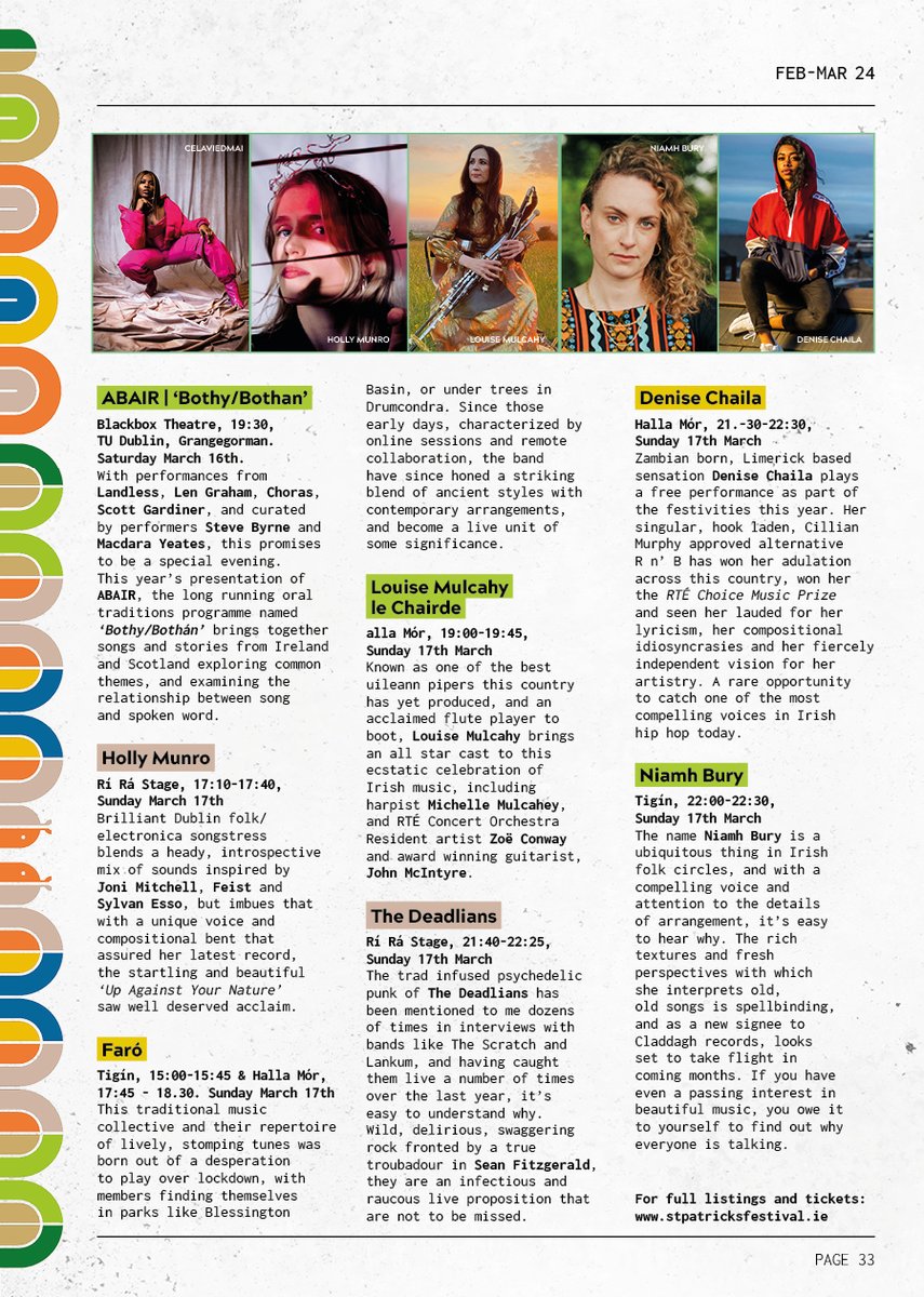 Tons of deadly events happening in our city for the St Patricks Day Festival. Here's our quick guide to some of the highlights! 
<a href="/stpatricksfest/">St. Patrick's Festival 🇮🇪🐍☘️💚</a> <a href="/DeniseChaila/">denise</a> <a href="/celaviedmai/">CELAVIEDMAI</a> <a href="/mulcahy_louise/">Louise Mulcahy</a>