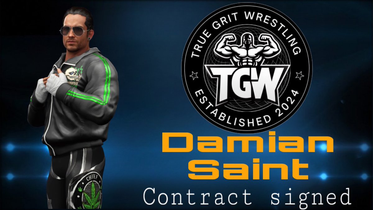 TRUEGRIT2K's tweet photo. TGW HAS JUST SIGNED DAMIAN SAINT!

WELCOME TO THE TEAM @BigChiefDamianS https://t.co/R3Jbn1x26g