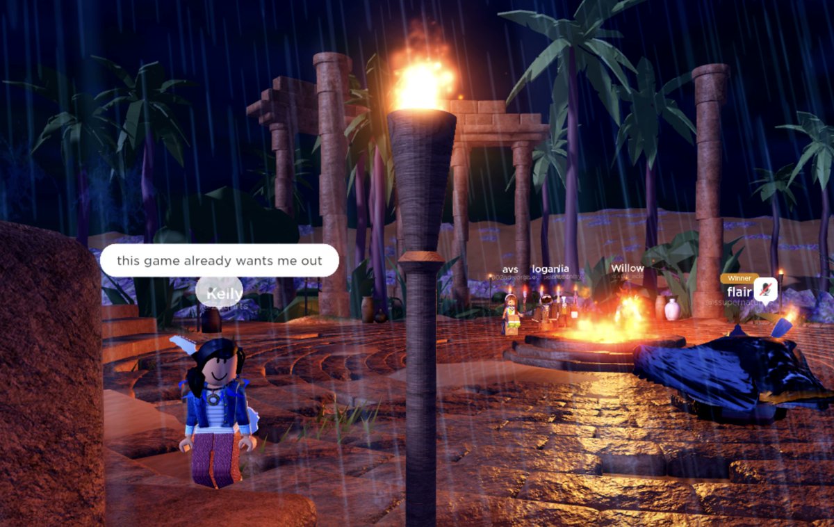 VerdeCafeRoblox's tweet image. Thank you @BlendROBLOX for hosting a game-night with us in Outlaster! We all had an awesome time, creating teams and destroying friendships..! Congrats to the winners of the event, WhyForLewis and klobibia!
