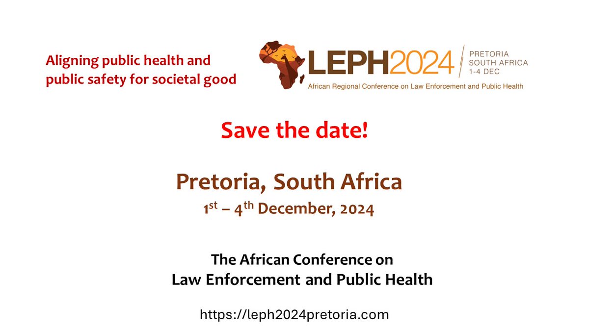 The link to the first #ALEPH2024 conference website is active and has a 'Register your Interest' button, click the link for online updates to not miss out important info: leph2024pretoria.com @LawyersofAfrica @LawEnforceToday @ug_lawsociety @LawSociety_SA @LawSocietyofKe