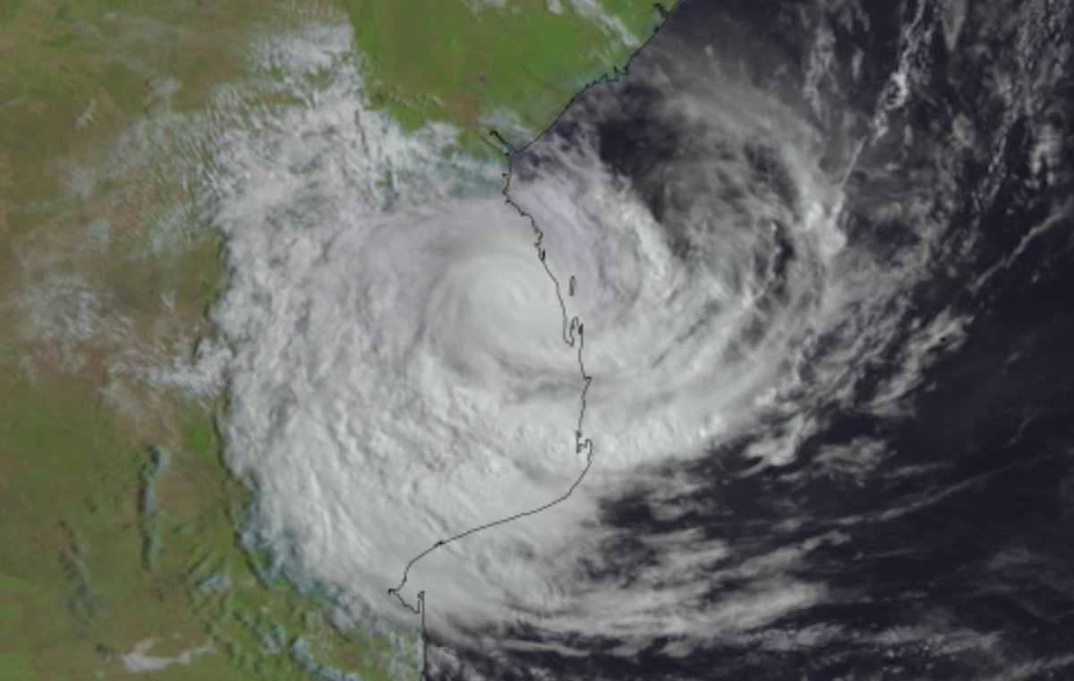 Tropical Storm #Filipo is now located over #Mozambique and could bring up to 400mm rain to the region in the next two days.