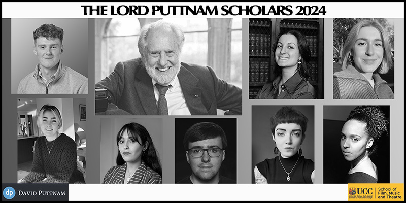 This year's successful @UCC Lord Puttnam Scholars have just been announced and will soon start working with Oscar-winning film producer and digital education pioneer @DPuttnam! Meet the scholars and learn more about the scholarship here: ucc.ie/en/fmt/film/ne…