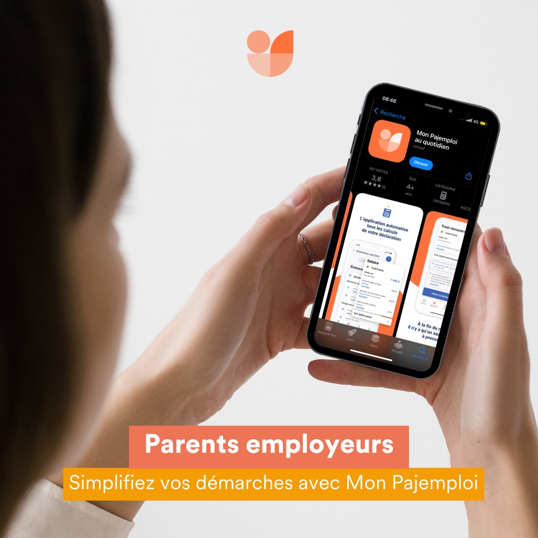 Que vous soyez #ParentEmployeur ou assistant maternel, l’app #MonPajemploiAuQuotidien répond à vos besoins et simplifie vos démarches. Et pour encore plus de rapidité, Pajemploi + est désormais disponible sur l’application ! 👉 bitly.ws/SEro