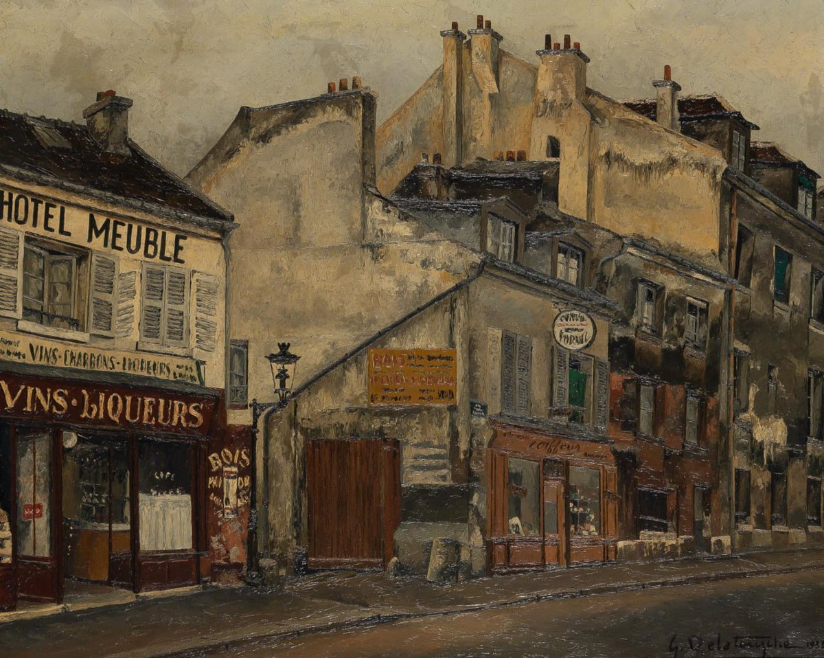 Germain Delatousche - Rue de La Glaciere (1938)