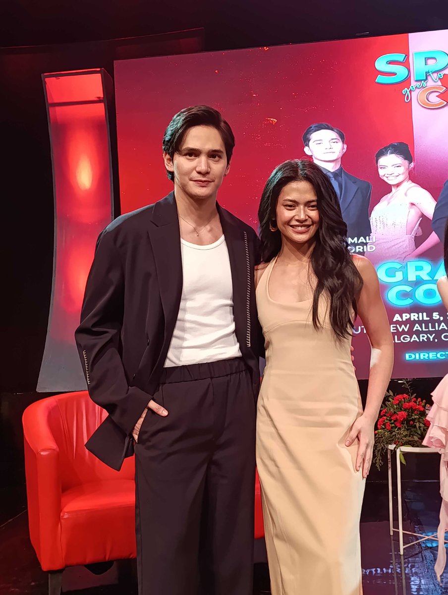PhilstarNews's tweet photo. LOOK: Kapuso love teams Bianca Umali and Ruru Madrid, Julie Anne San Jose and Rayver Cruz and Barbie Forteza and David Licauco to perform in Canada on April 5 and 7.

📸 Jan Milo Severo https://t.co/i7EDfI7vW4