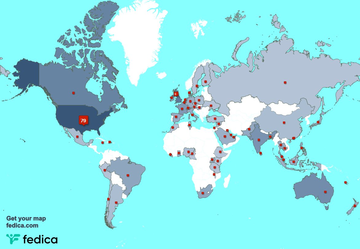Special thank you to my 5 new followers from Canada, and more last week. fedica.com/!marthamartin