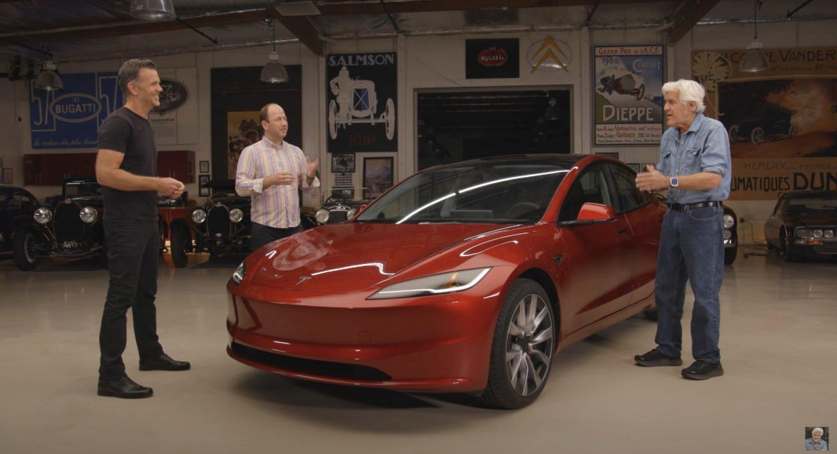 Upgraded Tesla Model 3 Gets Featured In Jay Leno’s Garage Segment
The upgraded <a href="/Tesla/">Tesla</a> Model 3 was featured extensively during a recent episode of Jay Leno’s Garage. buff.ly/3Vd2yyb <a href="/LenosGarage/">Jay Leno's Garage</a> <a href="/jayleno/">Jay Leno</a>
