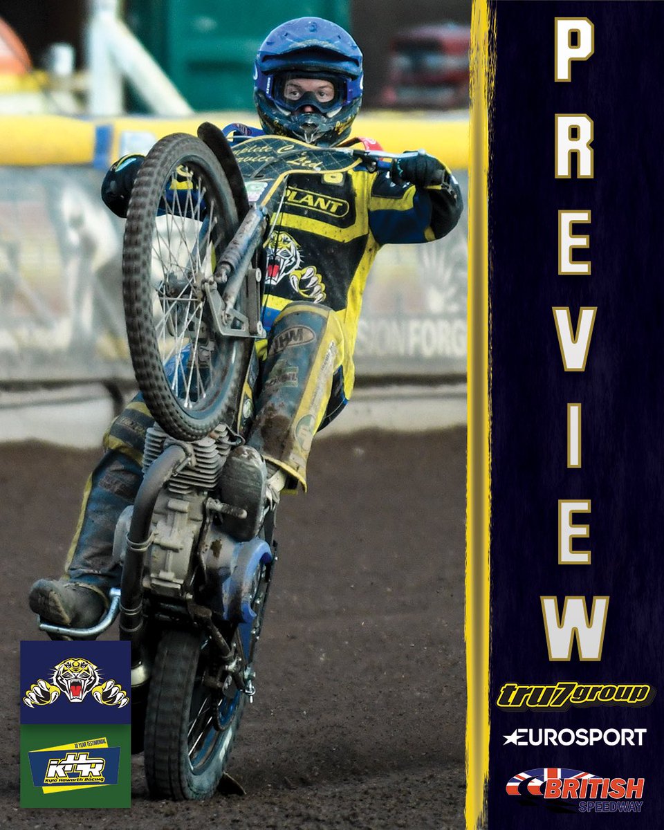 🏁 𝗣𝗥𝗘𝗩𝗜𝗘𝗪

🔜 SHEFFIELD skipper Kyle Howarth celebrates his testimonial on Thursday as the new season gets underway in South Yorkshire.

📝 Full build-up ⤵️
sheffield-speedway.com/news.php?exten…

🐯🌍 #KHTestimonial | #sheffieldissuper
