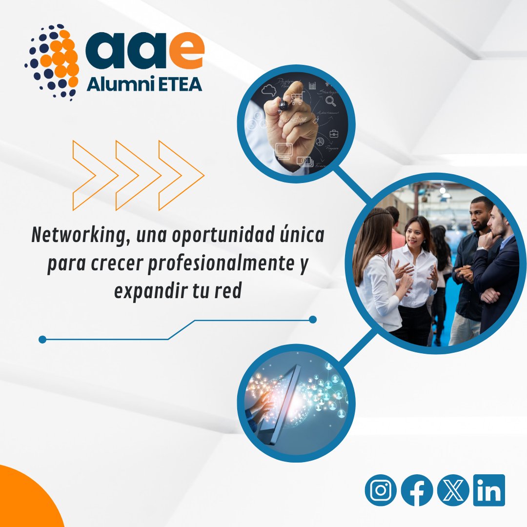 Descubre el poder transformador de nuestros eventos de networking. Una oportunidad única para crecer profesionalmente y expandir tu red. ¡Conéctate con líderes y colegas! 

#NetworkingPower #CrecimientoProfesional