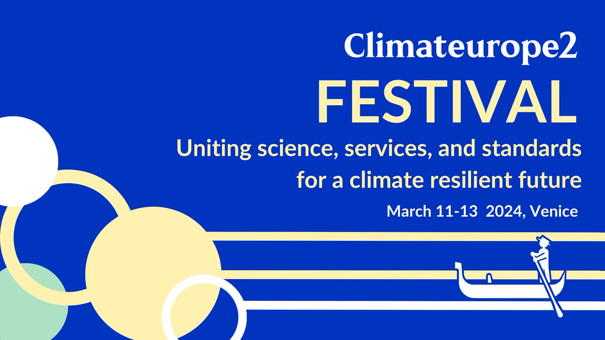 ASPECT (@aspect_project) on Twitter photo ASPECT researchers bring insights from the project to the climate services community and beyond at the <a href="/climateurope2/">Climateurope2</a> festival this week in Venice, Italy!
📢Join us at the next session at 14:00 CET today!
👉More about ASPECT's participation: aspect-project.eu/aspect-climate… ASPECT researchers bring insights from the project to the climate services community and beyond at the <a href="/climateurope2/">Climateurope2</a> festival this week in Venice, Italy!
📢Join us at the next session at 14:00 CET today!
👉More about ASPECT's participation: aspect-project.eu/aspect-climate…