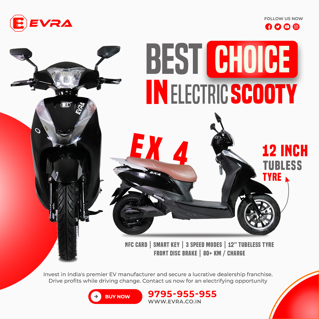 evraenergy's tweet photo. Invest in EVRA EV manufacturer company for better future and greater returns.

#EVRA #EV #EX4 #electricvehiclesarethefuture #investmentopportunity https://t.co/BRJJ6PBu6H