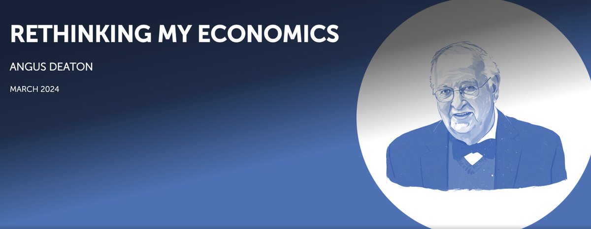 This is a must-read. A powerful critique of mainstream economics coming from Angus Deaton, a recent Nobel Prize winner in economics who has spent most of his career within the mainstream.

He highlights five major deficiencies of mainstream economics, and they are spot on: the