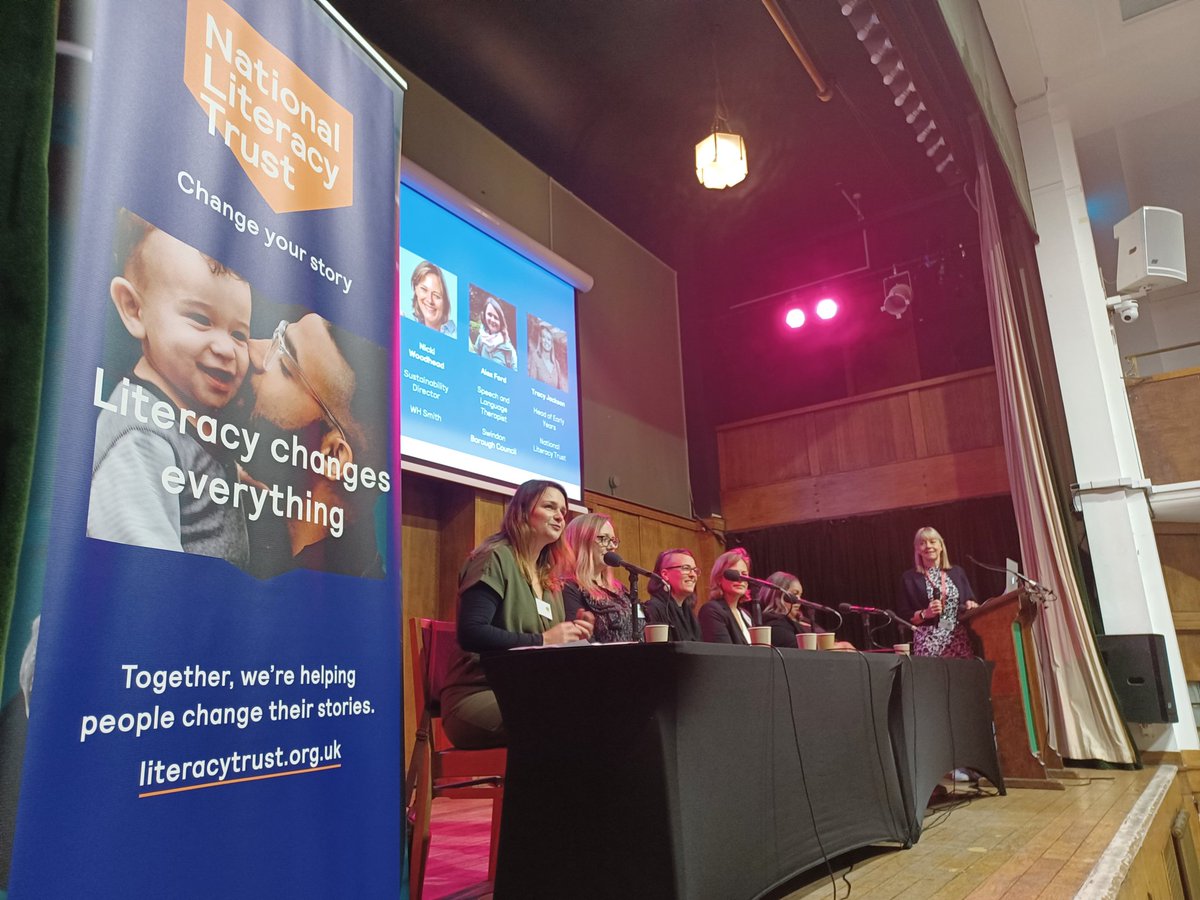 We work in communities where people need us the most. Our Swindon panel at #TTYB24 showcased partnership working with insights from a Literacy Champion, a speech and language therapist, and @WHSmith who have funded projects in the town. The consensus? We need more services!
