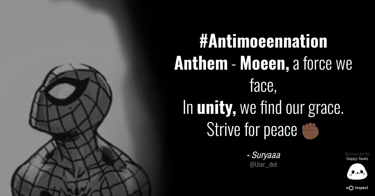 user__ded's tweet image. Conclusion :-

This post is to expose Mooen ali and &quot;Striving for better peace and harmony in society (CSK) is the goal of the Anti-Moeen Nation.&quot;