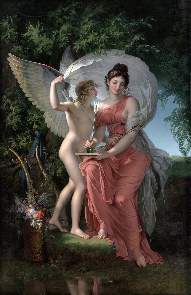 "Erato, Muse of Lyrical Poetry"
{1800}
By ~ Charles Meynier