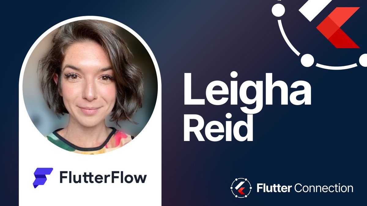 Can you believe we’ll have @LeighaJarett, prev @FlutterDev at @Google on stage this April in Paris? We guess we’ll hardly believe it until we see Leigha on stage rocking some @FlutterFlow action! 👉 flutterconnection.io