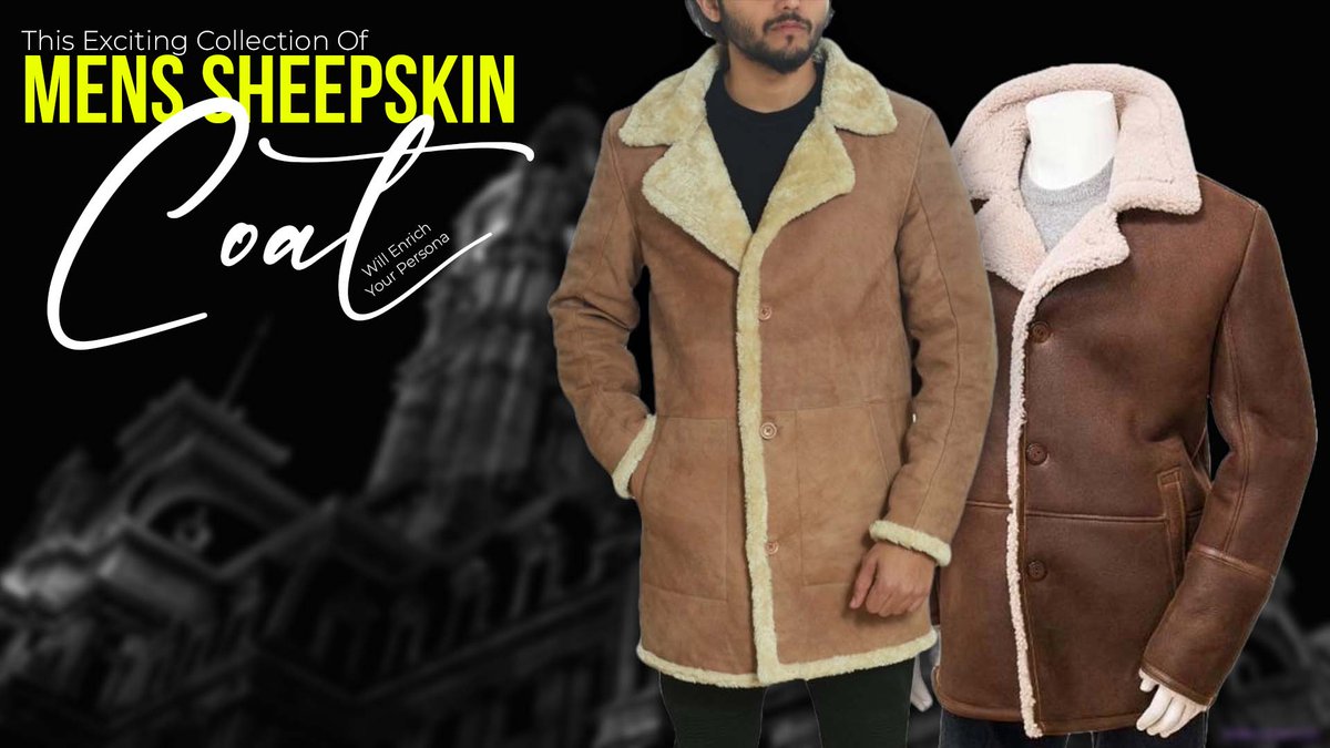This Exciting Collection Of Mens Sheepskin Coat Will Enrich Your Persona
click Now:shorturl.at/kmos3
#mensheepskincoat #sheepskinjacket #sheepskinshaerlingjacket