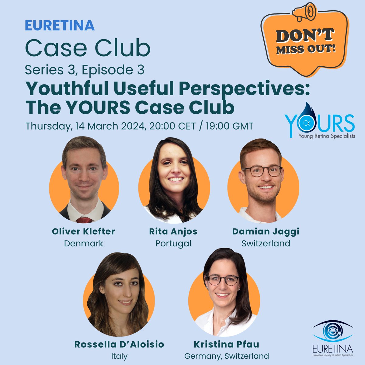 🌟 Attention Young Retina Specialists! 🌟 Don't miss our webinar this Thursday! Stay updated in retina specialties. 💡 Sign up now: ow.ly/j0Su50QQWLC #YOURSwebinar #RetinaSpecialists #StayInformed #SignUpNow