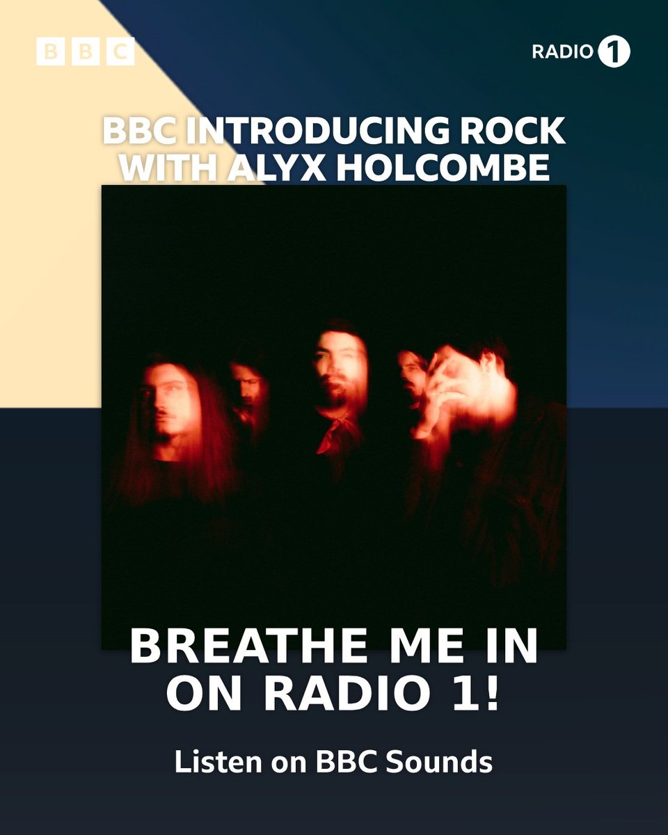 A huge thank you to @AlyxHolcombe for playing Breathe Me In on @BBCR1 You can listen back to the show here bbc.co.uk/programmes/m00…