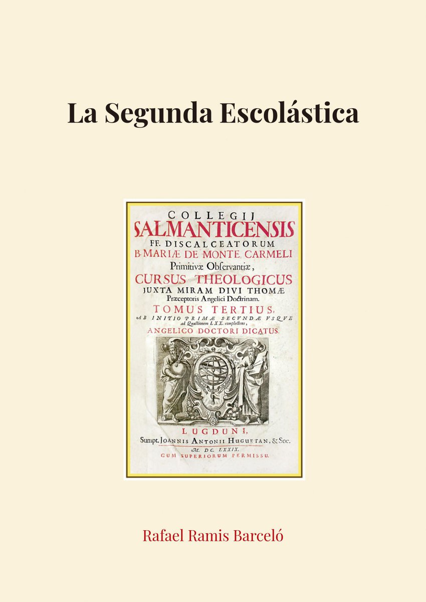 Tengo el enorme placer de anunciar la publicación de mi libro: La Segunda Escolástica. Una propuesta de síntesis histórica, Madrid, Dykinson, 2024, 440 pp., resultado de muchos años de estudio:
academia.edu/116124497/La_s…