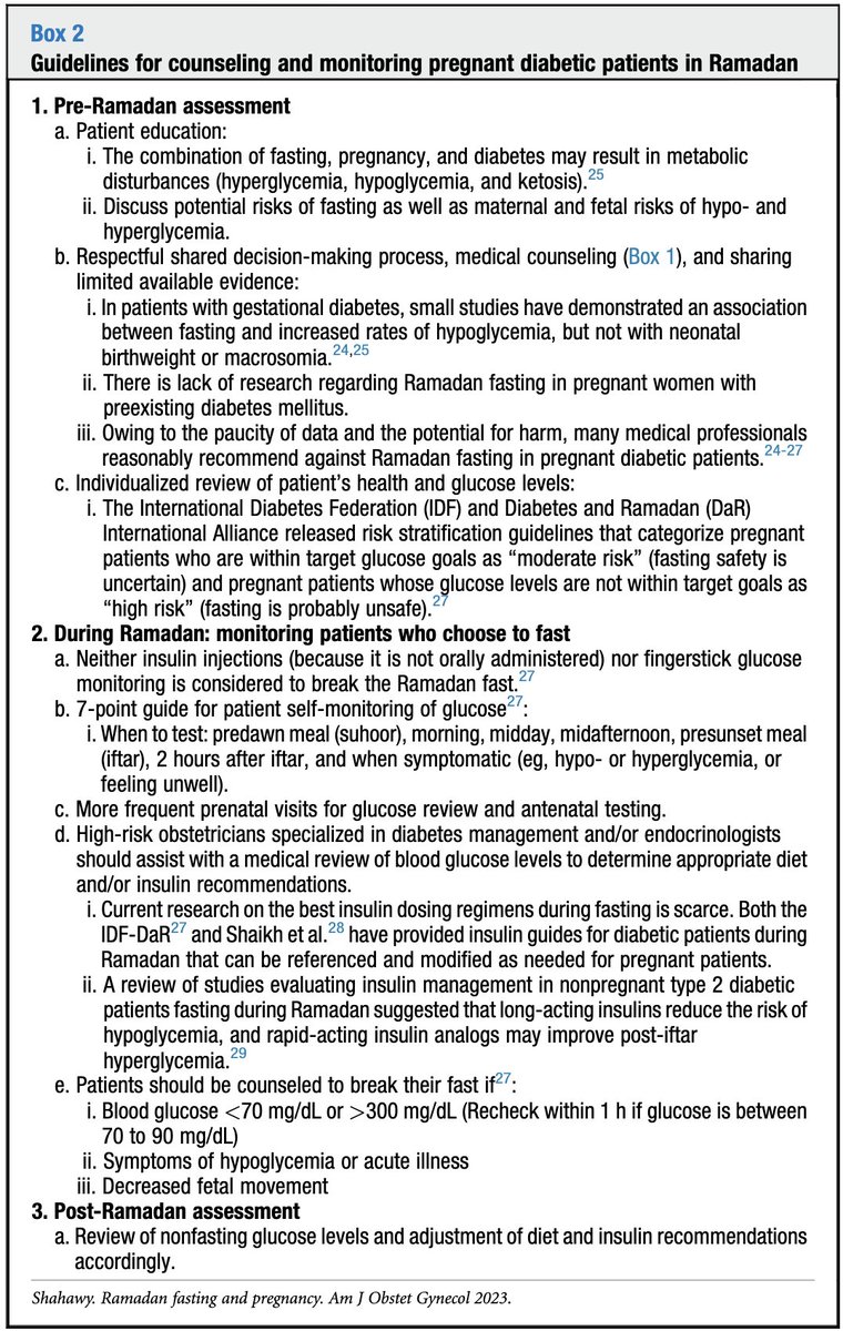 Ramadan Fasting and Pregnancy: An Evidence-Based Guide for the Obstetrician ow.ly/AOqK50NlZSl