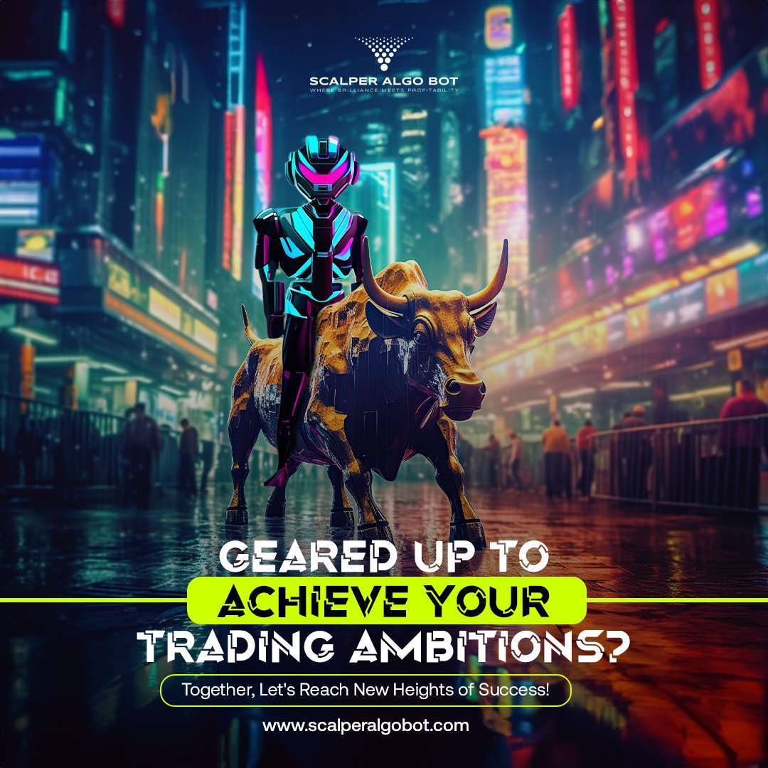 ScalperAlgoBot's tweet image. Trade smarter, not harder! 📈
🤖 Scalper Algo Bot's advanced algorithms are here to elevate your trading game.
Join us and start winning! 💹
#scalperalgobot #aitrading #algorithmictrading #premiumalgos #membership #robottrading