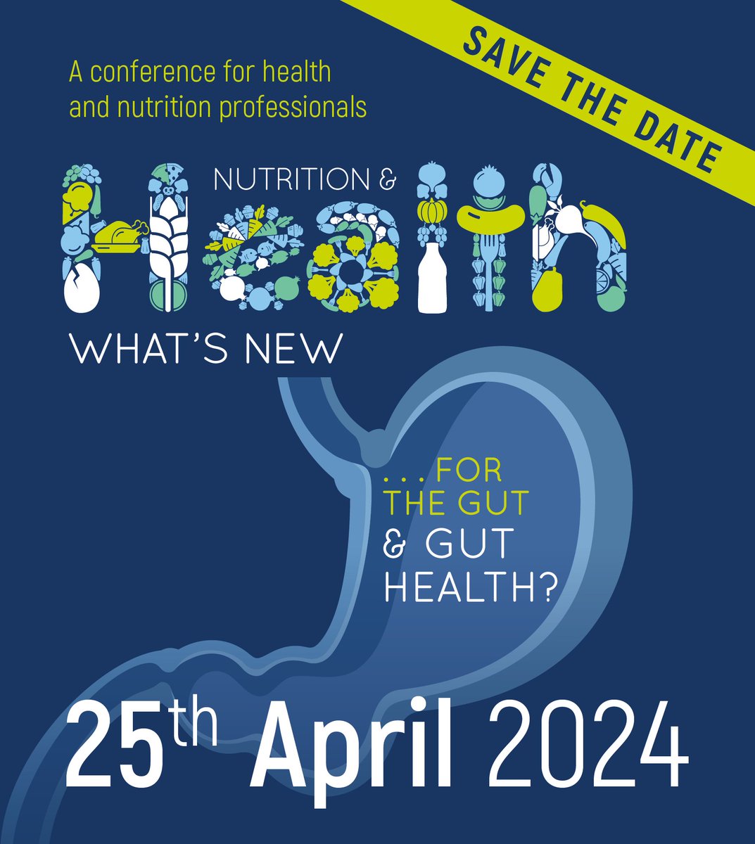 ‘Save the date’ of the evening of 25th April for our Nutrition and Health Professionals conference. This year with a focus on The Gut and Gut Heath. More info @ dairycouncil.co.uk/news/2024/03/n…