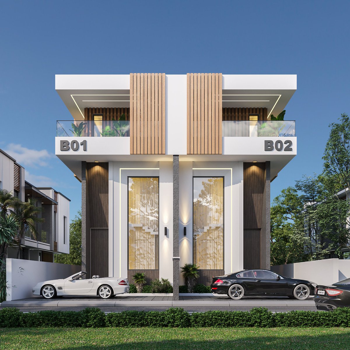 thercatelier's tweet photo. 2 astounding semi-detached exterior design options  for a client in Nigeria.

Designed by RC Atelier 

📍 Nigeria 🇳🇬 https://t.co/9vam75VeKM